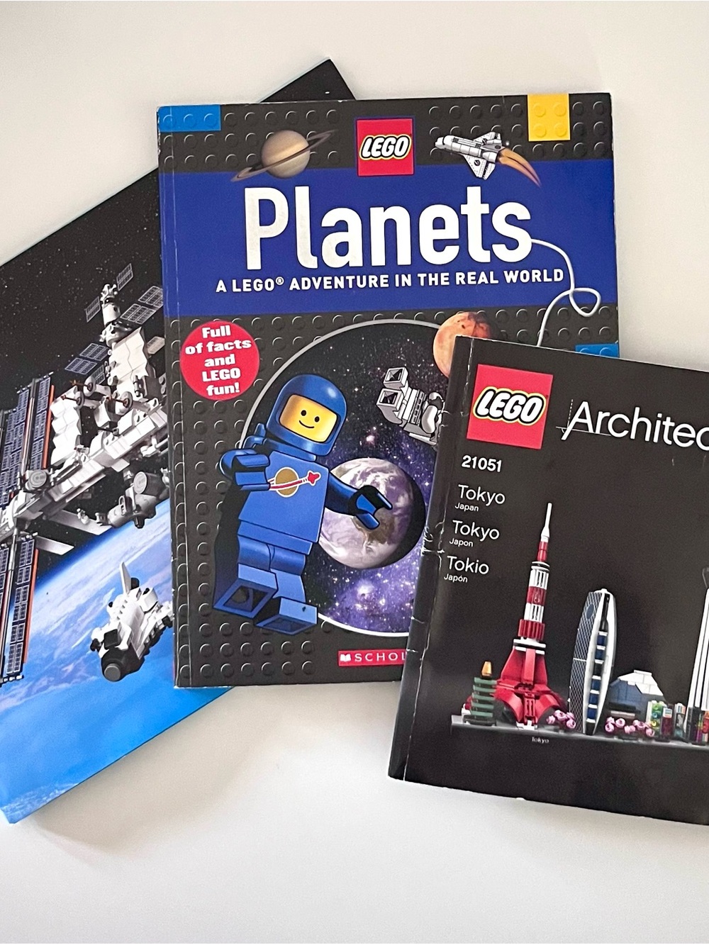 Lego Bundle 2 instruction manuals & 1 boo Book